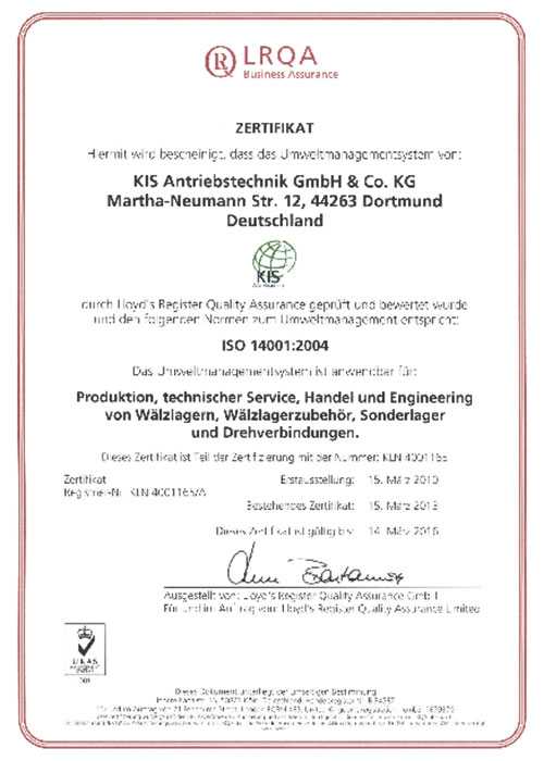 LRQA certification